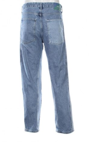 Blugi de bărbați Bershka, Mărime S, Culoare Albastru, Preț 77,99 Lei