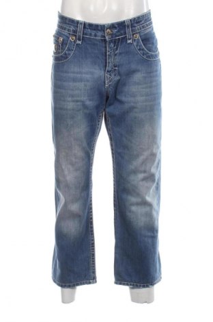 Blugi de bărbați Rock Revival, Mărime L, Culoare Albastru, Preț 514,47 Lei