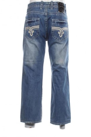 Blugi de bărbați Rock Revival, Mărime L, Culoare Albastru, Preț 514,47 Lei