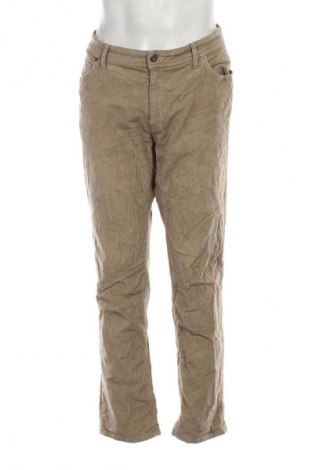 Pantaloni raiați de bărbați Brax, Mărime XL, Culoare Bej, Preț 83,99 Lei