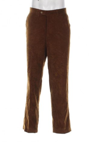 Pantaloni raiați de bărbați Unbranded, Mărime L, Culoare Maro, Preț 44,99 Lei