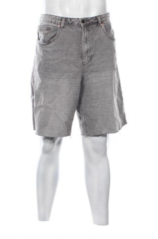 Pantaloni scurți de bărbați Sinsay, Mărime L, Culoare Gri, Preț 61,99 Lei