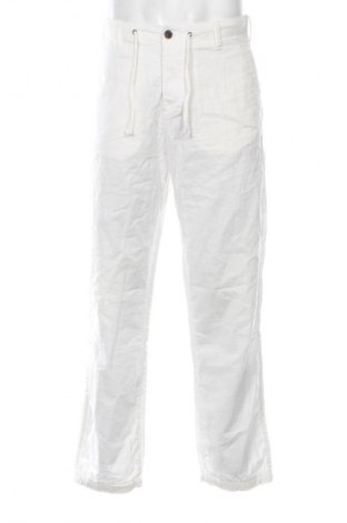 Pantaloni de bărbați H&M L.O.G.G., Mărime L, Culoare Alb, Preț 74,99 Lei