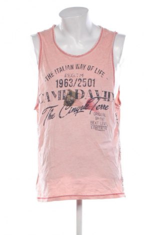 Herren Tanktop Camp David, Größe XL, Farbe Orange, Preis 10,00 €