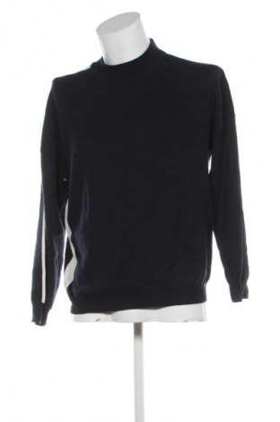 Pulover de bărbați Bershka, Mărime S, Culoare Albastru, Preț 70,99 Lei