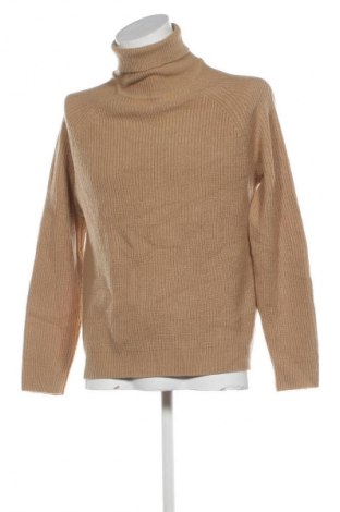Pulover de bărbați Bershka, Mărime L, Culoare Bej, Preț 62,99 Lei