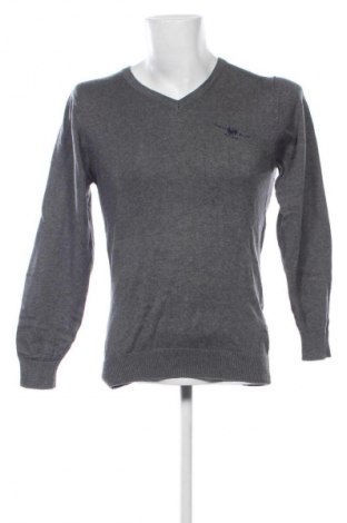 Herrenpullover Harvey Miller, Größe L, Farbe Grau, Preis 12,99 €