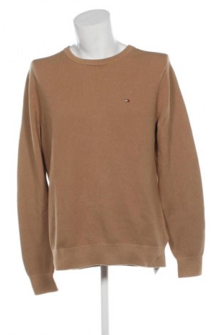Herrenpullover Tommy Hilfiger, Größe L, Farbe Braun, Preis 68,99 €