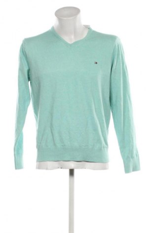 Pulover de bărbați Tommy Hilfiger, Mărime XL, Culoare Verde, Preț 247,99 Lei