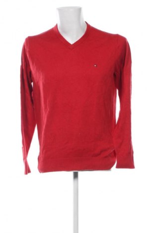Herrenpullover Tommy Hilfiger, Größe L, Farbe Rot, Preis 45,99 €