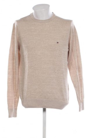 Herrenpullover Tommy Hilfiger, Größe L, Farbe Beige, Preis 102,99 €