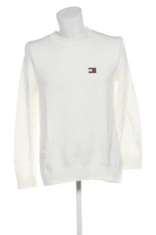 Ανδρικό πουλόβερ Tommy Jeans, Μέγεθος S, Χρώμα Λευκό, Τιμή 73,99 €