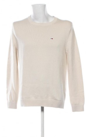 Herrenpullover Tommy Jeans, Größe L, Farbe Beige, Preis 69,99 €