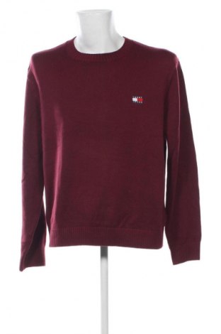 Herrenpullover Tommy Jeans, Größe L, Farbe Rot, Preis € 71,99