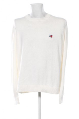 Herrenpullover Tommy Jeans, Größe XL, Farbe Weiß, Preis 39,99 €