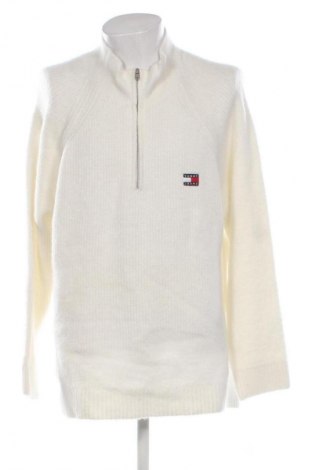Herrenpullover Tommy Jeans, Größe 3XL, Farbe Ecru, Preis € 79,99
