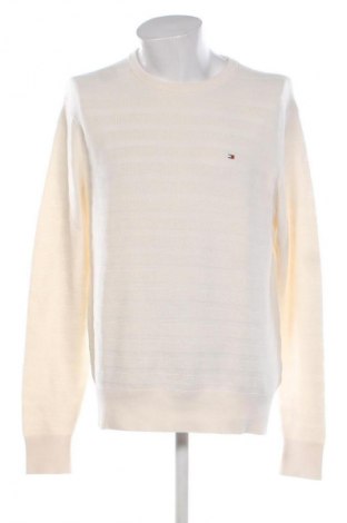 Herrenpullover Tommy Jeans, Größe XL, Farbe Ecru, Preis 85,99 €