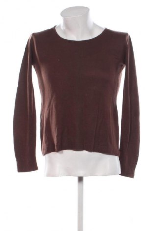 Herrenpullover Via, Größe S, Farbe Braun, Preis 4,99 €