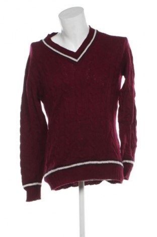 Herrenpullover William Lockie, Größe M, Farbe Rot, Preis 19,99 €