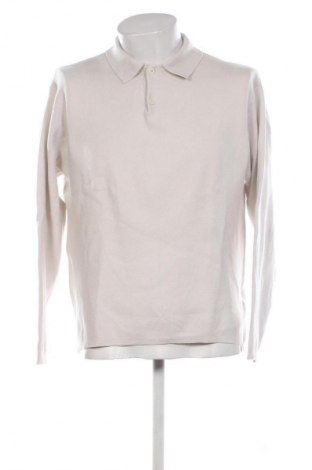 Pulover de bărbați Zara, Mărime L, Culoare Ecru, Preț 78,95 Lei