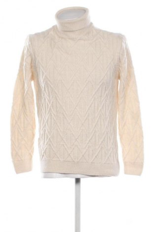 Herrenpullover Zara, Größe M, Farbe Ecru, Preis 11,99 €