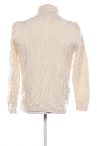 Herrenpullover Zara, Größe M, Farbe Ecru, Preis 11,99 €