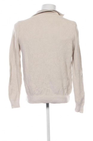 Herrenpullover Zara, Größe M, Farbe Ecru, Preis 19,99 €