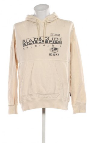 Herren Sweatshirt Napapijri, Größe L, Farbe Ecru, Preis 24,99 €