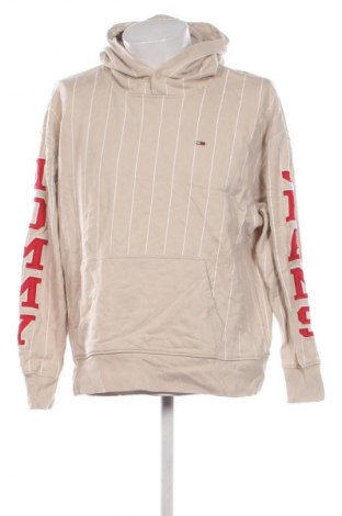 Herren Sweatshirt Tommy Jeans, Größe XXL, Farbe Beige, Preis 20,99 €