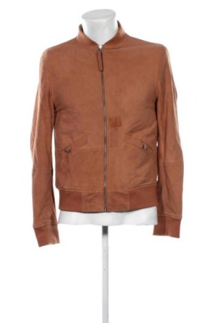 Herren Lederjacke Isaco & Kawa, Größe S, Farbe Orange, Preis € 76,99