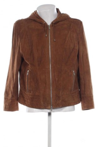 Herren Lederjacke Strandfein, Größe M, Farbe Braun, Preis 54,99 €