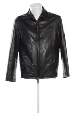 Geacă de piele pentru bărbati Unbranded, Mărime M, Culoare Negru, Preț 321,99 Lei
