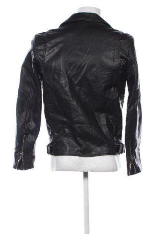 Geacă de piele pentru bărbati Zara, Mărime M, Culoare Negru, Preț 166,99 Lei
