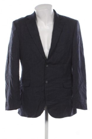 Ανδρικό σακάκι Dressmann, Μέγεθος L, Χρώμα Μπλέ, Τιμή 10,99 €