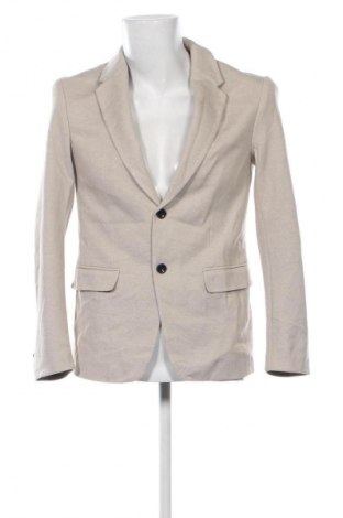 Herren Sakko Zara, Größe M, Farbe Beige, Preis 7,99 €