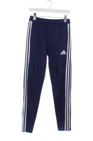 Pantaloni trening de bărbați Adidas, Mărime XS, Culoare Albastru, Preț 82,99 Lei