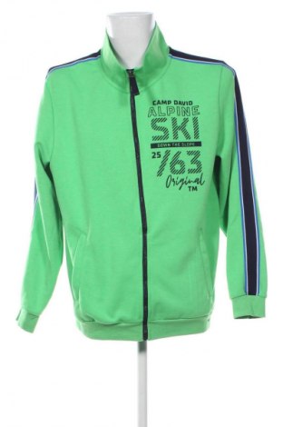 Bluză trening de bărbați Camp David, Mărime XL, Culoare Verde, Preț 166,99 Lei