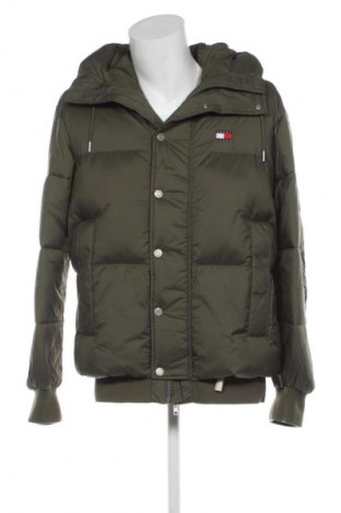 Ανδρικό μπουφάν Tommy Jeans, Μέγεθος L, Χρώμα Πράσινο, Τιμή 132,99 €