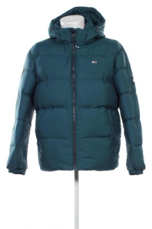 Ανδρικό μπουφάν Tommy Jeans, Μέγεθος L, Χρώμα Πράσινο, Τιμή 192,99 €