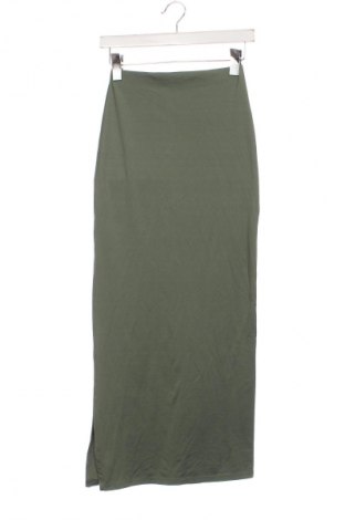 Fustă Bershka, Mărime XXS, Culoare Verde, Preț 61,74 Lei