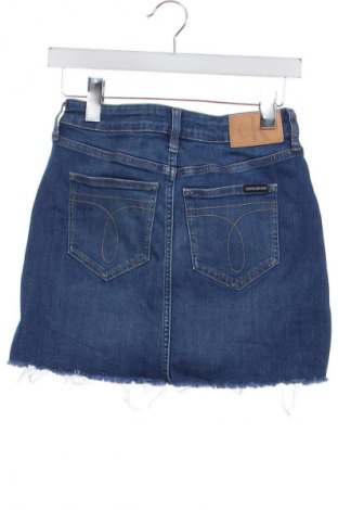 Пола Calvin Klein Jeans, Размер XS, Цвят Син, Цена 68,02 лв.