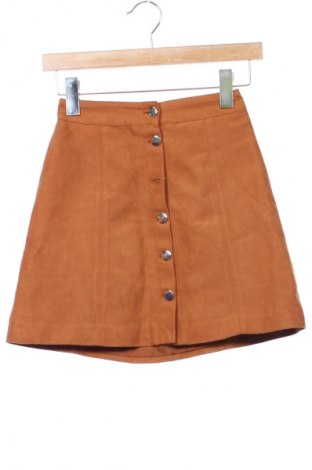 Пола H&M Divided, Размер XXS, Цвят Кафяв, Цена 19,14 лв.