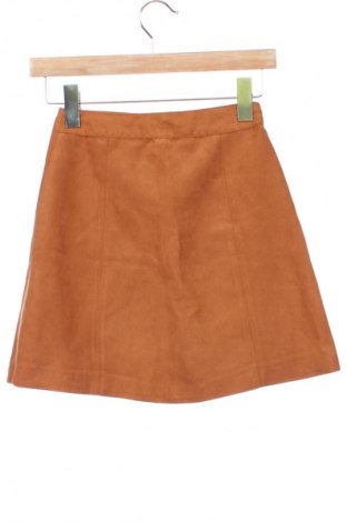 Пола H&M Divided, Размер XXS, Цвят Кафяв, Цена 19,14 лв.