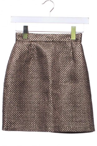 Fustă Poema, Mărime XXS, Culoare Auriu, Preț 108,00 Lei