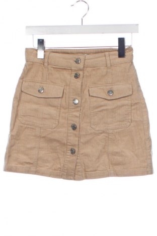 Φούστα Stradivarius, Μέγεθος XS, Χρώμα  Μπέζ, Τιμή 7,99 €