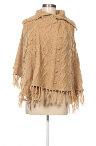 Пончо C&A, Размер M, Цвят Бежов, Цена 21,99 лв.