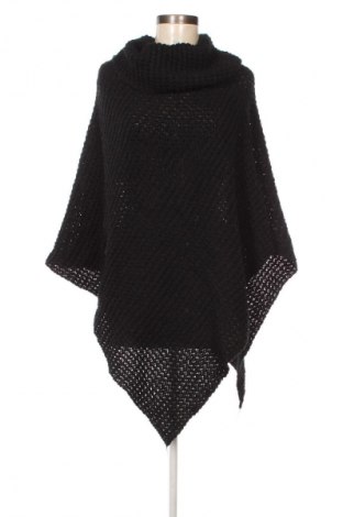 Ponczo Laura Torelli, Rozmiar M, Kolor Czarny, Cena 47,99 zł
