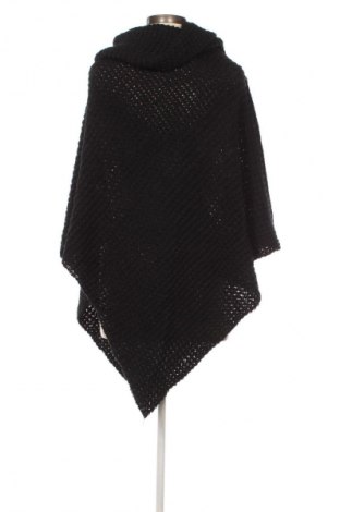 Ponczo Laura Torelli, Rozmiar M, Kolor Czarny, Cena 47,99 zł