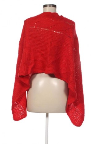 Poncho Stefanel, Größe L, Farbe Rot, Preis € 52,99