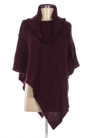 Poncho Yessica, Größe M, Farbe Rot, Preis € 11,99